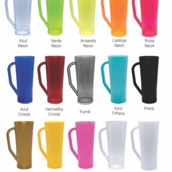 Comprar o produto de Caneca Long 400ml em Canecas pela empresa Public Gráfica e Brindes em Ribeirão Preto, SP por Solutudo