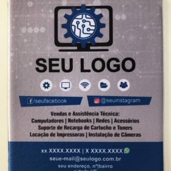 Comprar o produto de Mouse Pad plano com borda soldada - Ref.201- Personalizado em Mousepad pela empresa Public Gráfica e Brindes em Ribeirão Preto, SP por Solutudo