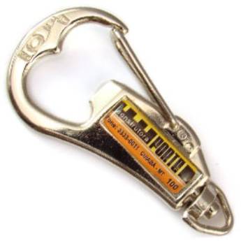 Comprar o produto de Chaveiros Mosquetões COD 100 - Abridor Cromado em Chaveiros Mosquetão pela empresa Public Gráfica e Brindes em Ribeirão Preto, SP por Solutudo