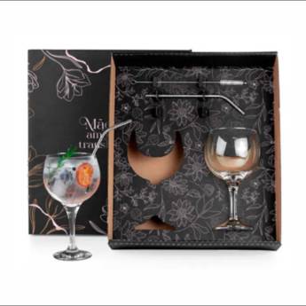 Comprar o produto de Kit para Gin Tônica em Produtos de Dia das Mães pela empresa Public Gráfica e Brindes em Ribeirão Preto, SP por Solutudo