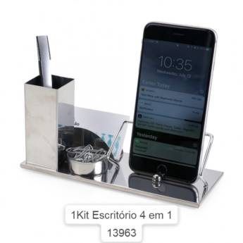 Comprar o produto de 14005 Kit Escritório 4 em 1 em Materiais para Escritório pela empresa Public Gráfica e Brindes em Ribeirão Preto, SP por Solutudo