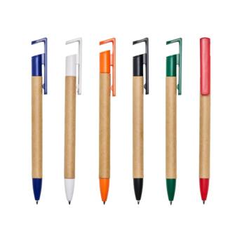 Comprar o produto de 00016 Caneta Ecológica com Suporte para Celular em Canetas Ecológicas pela empresa Public Gráfica e Brindes em Ribeirão Preto, SP por Solutudo