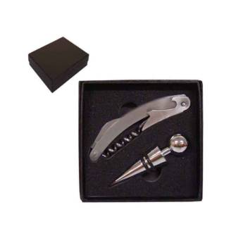 Comprar o produto de 143062 KIT VINHO COM 2 PÇS em Kit Vinho pela empresa Public Gráfica e Brindes em Ribeirão Preto, SP por Solutudo