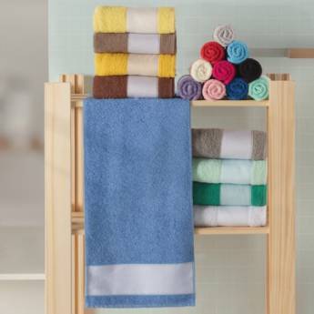 Comprar o produto de Toalha Fitness com Barra para Estampa Sublimática 350g/m² - Print em Toalhas pela empresa Public Gráfica e Brindes em Ribeirão Preto, SP por Solutudo