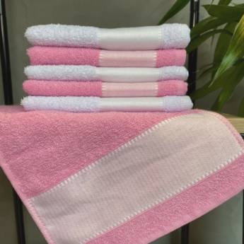 Comprar o produto de Toalha de Lavabinho para estampa sublimática 300g/m² - Screen em Toalhas pela empresa Public Gráfica e Brindes em Ribeirão Preto, SP por Solutudo