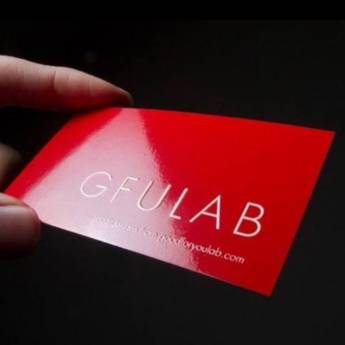 Comprar o produto de Cartões de Visita Verniz Total  - Medida 8.8x 4.9 cm em Cartão de Visita pela empresa Public Gráfica e Brindes em Ribeirão Preto, SP por Solutudo