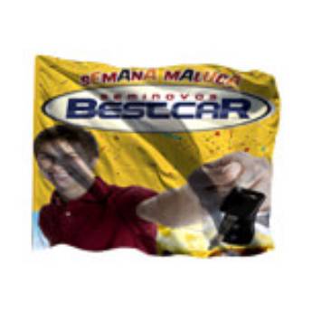 Comprar o produto de BANDEIRAS TECIDO OXFORD COSTURA LINHA BRANCA OVERLOCK em Bandeiras pela empresa Public Gráfica e Brindes em Ribeirão Preto, SP por Solutudo