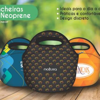 Comprar o produto de Lancheira Personalizada em Neoprene em Produtos em Neoprene pela empresa Public Gráfica e Brindes em Ribeirão Preto, SP por Solutudo