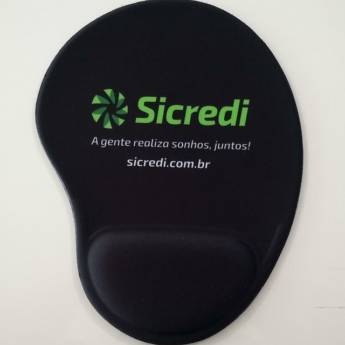 Comprar o produto de Mouse Pad Ref.102 Personalizado c/apoio de Pulso Ergonômico em Mousepad pela empresa Public Gráfica e Brindes em Ribeirão Preto, SP por Solutudo
