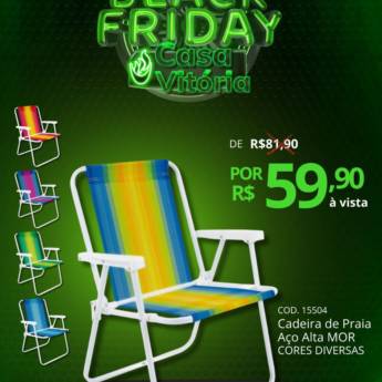 Comprar o produto de Cadeira de Praia em Ofertas: Black Friday em Foz do Iguaçu, PR por Solutudo
