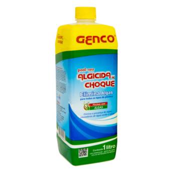 Comprar o produto de Algicida de Choque Genco Elimina Algas 1L em Piscinas em Boituva, SP por Solutudo