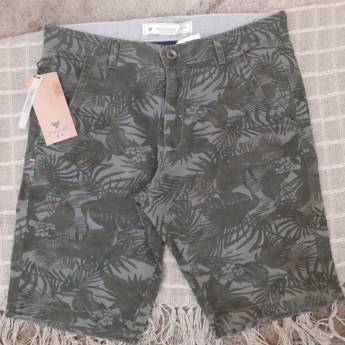 Comprar o produto de Bermuda canvas estamp em Moda Masculina em Bauru, SP por Solutudo