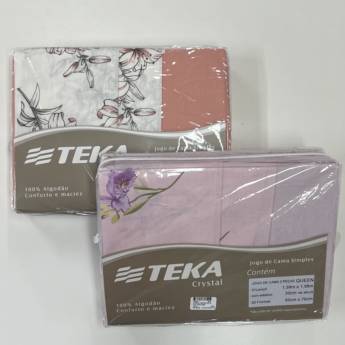 Comprar o produto de Jogo de cama Queen Teka em A Classificar em Uberlândia, MG por Solutudo