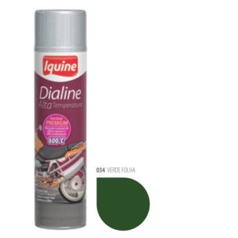 Comprar o produto de Tinta Spray Dialine Seca Rápido Verde Folha 400ml Iquine em Linha Moveleira em Americana, SP por Solutudo