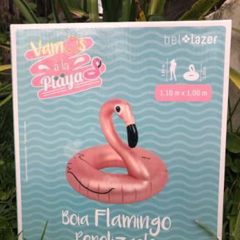 Comprar o produto de Boia Flamingo Perolizada em Brinquedos e Hobbies em Mineiros, GO por Solutudo