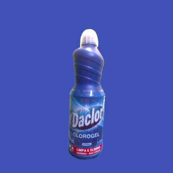 Comprar o produto de Cloro gel original 1lt daclor limpa elimina bactérias  (contém tira limo) em Produtos de Limpeza em Jundiaí, SP por Solutudo