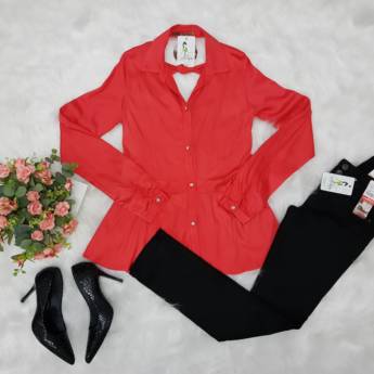 Comprar o produto de Blusa chemise em Blusas em Bauru, SP por Solutudo