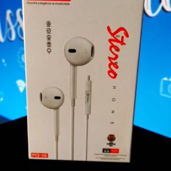Comprar o produto de Fone de Ouvido com Fio Stereo em Nossos Produtos em Santa Bárbara D'Oeste, SP por Solutudo