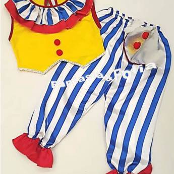 Comprar o produto de 2814 - Conjunto palhacinho (1 a 3) em Fantasia Bebê Masculina em Tietê, SP por Solutudo