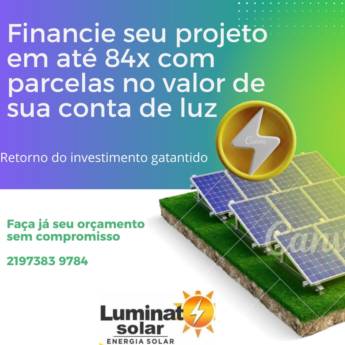 Comprar o produto de Financiamento 100% do projeto em Energia Solar em Teresópolis, RJ por Solutudo