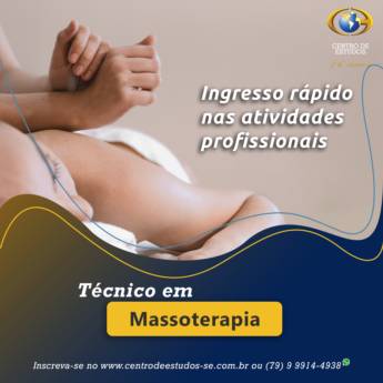 Comprar o produto de TÉCNICO EM MASSOTERAPIA em Enfermeiros e Cuidadores em Aracaju, SE por Solutudo