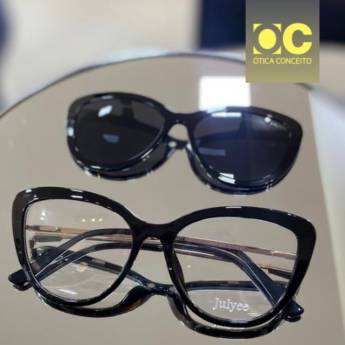 Comprar o produto de Armações Óculos de grau - Julyee clipon em Óculos em Foz do Iguaçu, PR por Solutudo