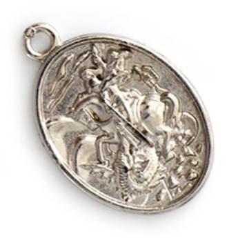 Comprar o produto de Chaveiro Medalha ou Pingente COD 536 - São jorge em Chaveiros Medalha ou Pingente em São José do Rio Preto, SP por Solutudo