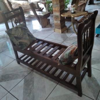 Comprar o produto de Divã Rústico de Cadeira Antiga 117 x 38 x 97 cm altura em Bancos em Foz do Iguaçu, PR por Solutudo