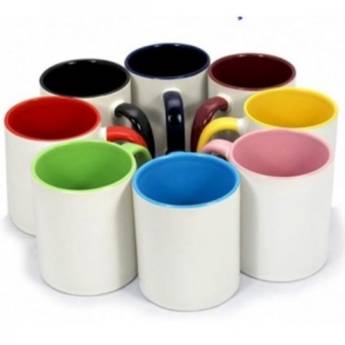 Comprar o produto de Caneca de porcelana coloridas em Canecas em Botucatu, SP por Solutudo