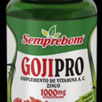 Comprar o produto de GOJI PRO - 1000MG - 60 CAPSULAS em Vitaminas e Minerais em Aracaju, SE por Solutudo