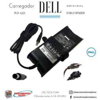 Comprar o produto de Carregador Dell 19,5V 4,62A Original em Dell em Bauru, SP por Solutudo