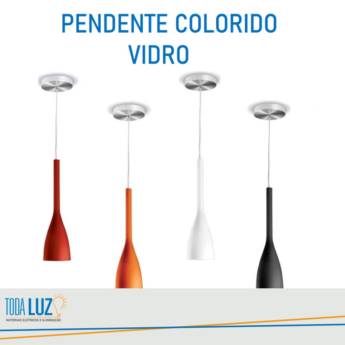 Comprar o produto de Pendente Colorido Vidro em Iluminação pela empresa Toda Luz Materiais Elétricos e Iluminação em Atibaia, SP por Solutudo