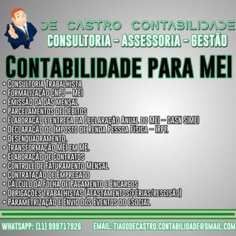 Comprar o produto de Convenio de Contabilidade Mensal para MEI em Contabilidade em Cajamar, SP por Solutudo