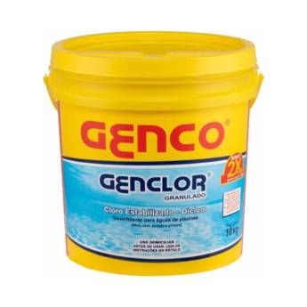 Comprar o produto de Cloro Granulado Genclor 10kg em Água Sanitária e Cloro em Botucatu, SP por Solutudo