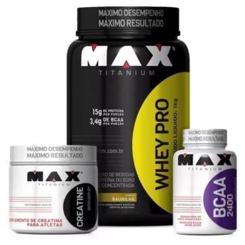 Comprar o produto de WHEY PRO+CREATINA+BCCA em Qualidade de Vida em Jundiaí, SP por Solutudo