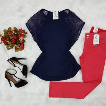 Comprar o produto de Blusa malha em Blusas em Bauru, SP por Solutudo