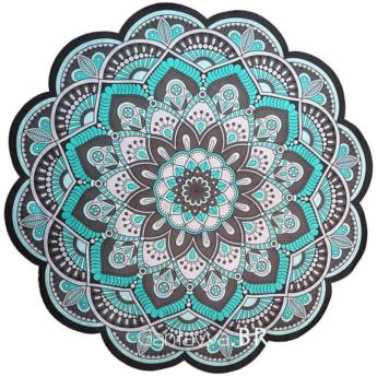 Comprar o produto de Tapete mandala verde em A Classificar em São Sebastião, SP por Solutudo