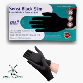 Comprar o produto de Luva nitrilica Sensi Black em Luvas em Jundiaí, SP por Solutudo