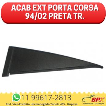 Comprar o produto de ACAB EXT PORTA CORSA 94/02 PRETA TR.  em Corsa pela empresa Spx Acessórios e Autopeças em Itupeva, SP por Solutudo
