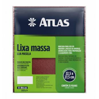 Comprar o produto de LIXA MASSA - ATLAS em A Classificar em Aracaju, SE por Solutudo