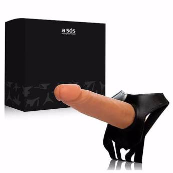 Comprar o produto de CINTA STRAP ON COM PÊNIS 16CM X 4CM A SOS (cinta com penis) em Cintas Penianas pela empresa Sexshop Ivone Vito em Bauru, SP por Solutudo