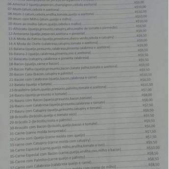 Comprar o produto de Cardapio Pinhata Lanches em Alimentos e Bebidas em Santa Cruz do Rio Pardo, SP por Solutudo