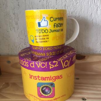 Comprar o produto de Caneca Insta Amigas em Casa, Móveis e Decoração em São Carlos, SP por Solutudo