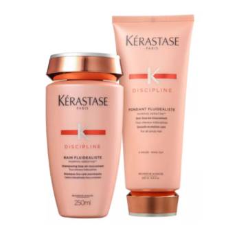 Comprar o produto de Kit Kérastase Discipline Duo (2 Produtos) em Kérastase PARIS em Jundiaí, SP por Solutudo