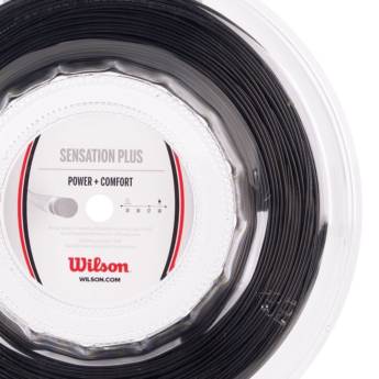 Comprar o produto de Corda Wilson Sensation Plus 1,28 mm Preta (Gauge 17) - set individual em Cordas em Atibaia, SP por Solutudo