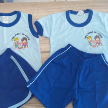 Comprar o produto de Uniforme CMEI Pingo de Gente em Uniformes Escolares em Foz do Iguaçu, PR por Solutudo