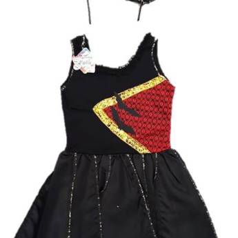 Comprar o produto de 2483 - Bruxa renda infantil (tamanho 4) em Fantasia Infantil Feminina em Tietê, SP por Solutudo