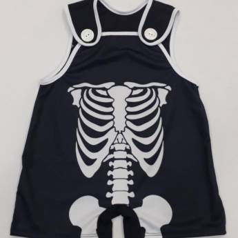 Comprar o produto de 2949 - Macacão esqueleto (2 e 3) em Fantasia Bebê Masculina em Tietê, SP por Solutudo