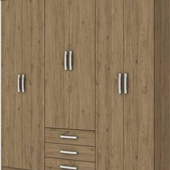 Comprar o produto de Roupeiro Henn Caju 6 portas em Guarda Roupas em Foz do Iguaçu, PR por Solutudo