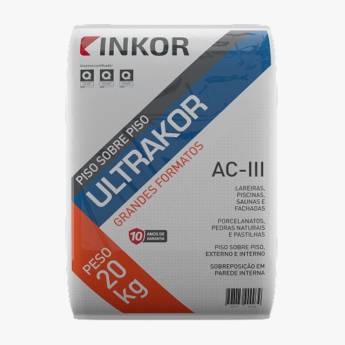 Comprar o produto de Argamassa Inkor Ultrakor AC-III (20kg) em Materiais para Construção pela empresa Construmax Materiais para Construção em Riviera de Santa Cristina XIII, SP por Solutudo